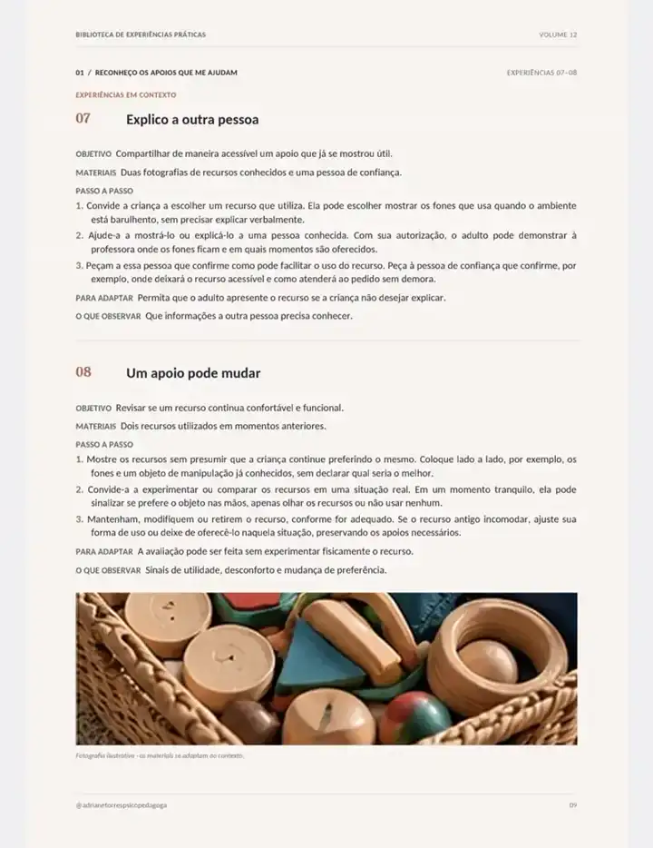 Página do Volume 12 — Meu caminho, minhas possibilidades