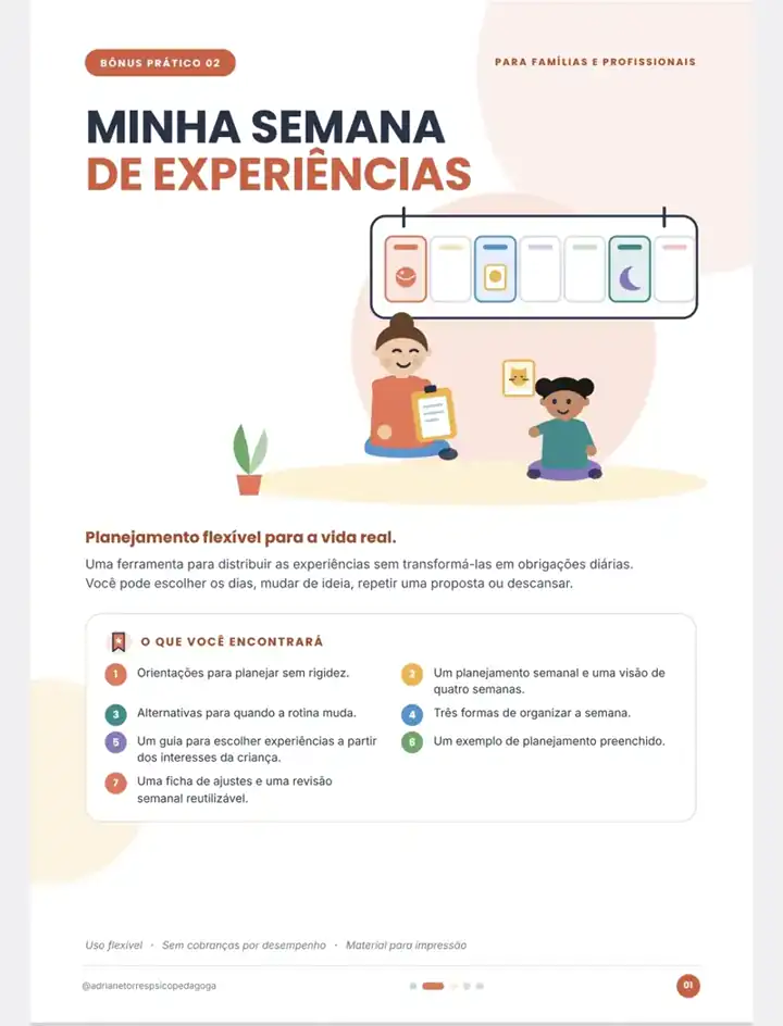 Bônus 2 — Minha Semana de Experiências